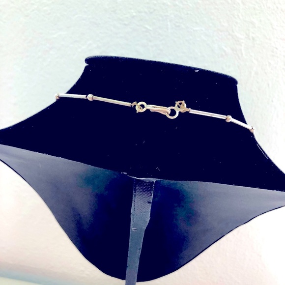 Vintage Sterling Silver & Carved Birds Necklace - Picture 5 of 7